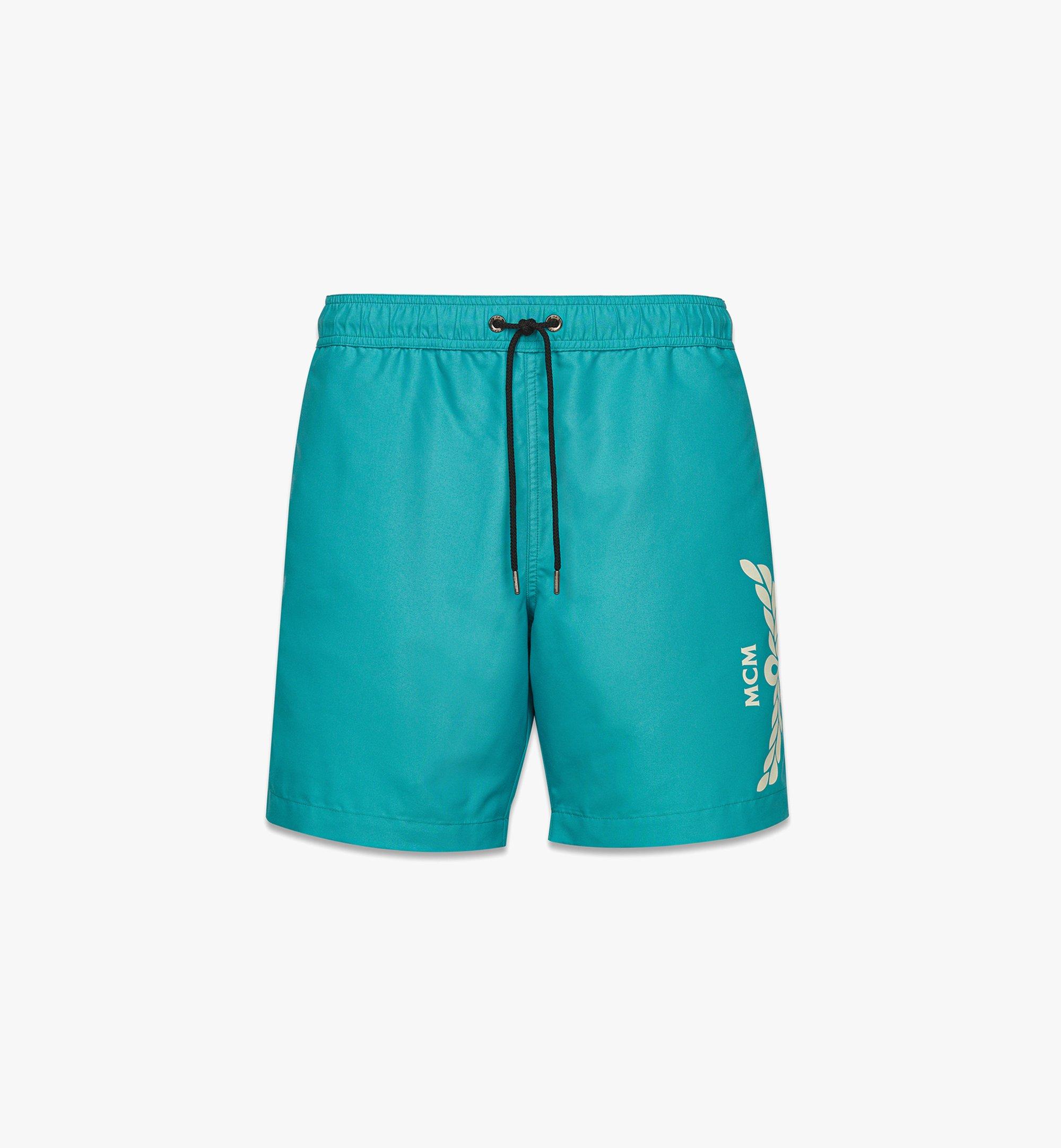 Logo Print Swim Trunks 1